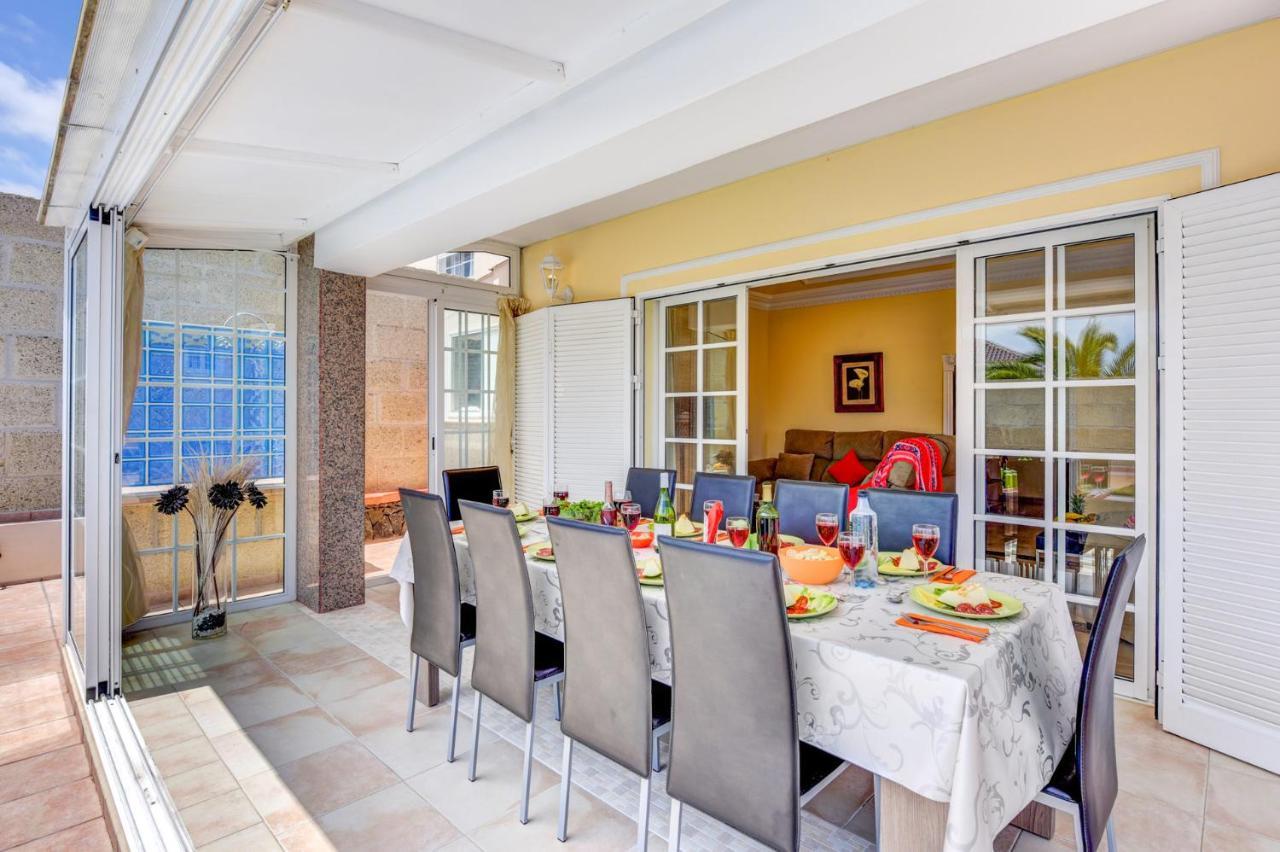 Villa Teide Sol Con Piscina Climatizada, Playa Fanabe, Costa Adeje Zewnętrze zdjęcie