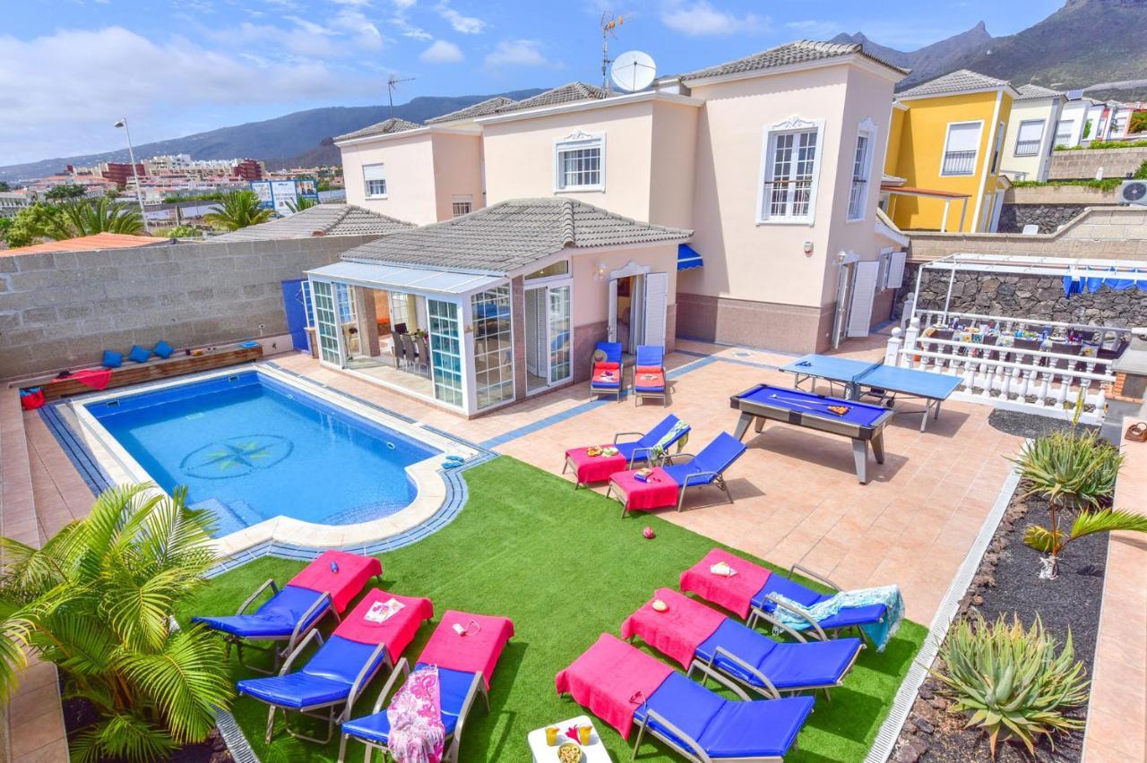 Villa Teide Sol Con Piscina Climatizada, Playa Fanabe, Costa Adeje Zewnętrze zdjęcie