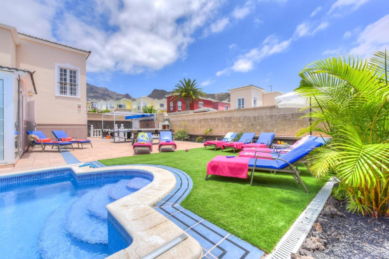Villa Teide Sol Con Piscina Climatizada, Playa Fanabe, Costa Adeje Zewnętrze zdjęcie